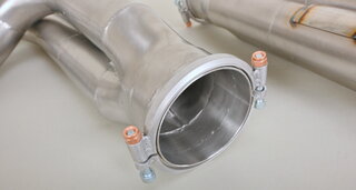 Exhaust System Race 996 GT3 "M&M" 100 cell Catalytic, Stainless Steel, with Tips