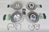Kit de transformation 997 GT2/GT3 Ø380/350mm disques acier avec plaquettes pagid vert