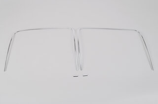 Ensemble de cadre chrome, arrière
