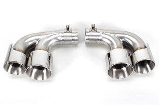 Sorties "Brombacher" 997.2 Turbo (4 x 90/100mm) inox poli