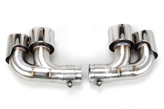 Sorties "Brombacher" 997.2 Turbo (4 x 90/100mm) inox poli