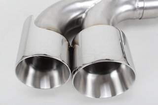 Sorties "Brombacher" 997.2 Turbo (4 x 90/100mm) inox poli