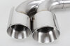 Sorties "Brombacher" 997.2 Turbo (4 x 90/100mm) inox poli