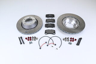 Brake service kit  rear 997 GT3 10- steel brake ( Central Lock )
