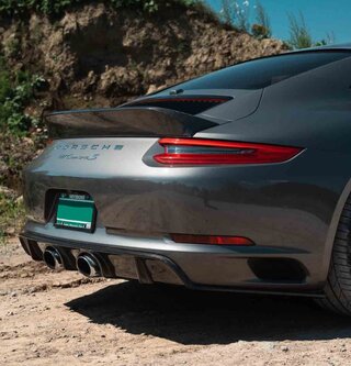 Heckdiffusor Sichtcarbon - Für Fzg. mit Sportabgasanlage - 991.2 C2/S/C4/S/GTS/GT2 RS/Turbo