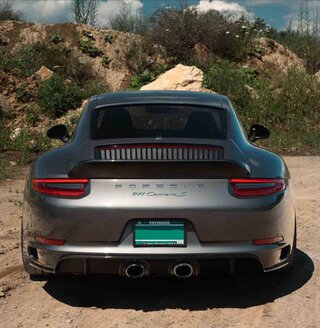 Heckdiffusor Sichtcarbon - Für Fzg. mit Sportabgasanlage - 991.2 C2/S/C4/S/GTS/GT2 RS/Turbo