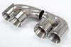 Exhaust Tips 996 TT "Brombacher" (2 x 80mm / 2 x 90mm)