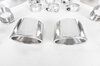 Abgasanlage "Brombacher" 993 Turbo, 200Zeller, 2x Endrohr ovalØ 90mm (Export)