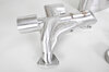 Abgasanlage "Brombacher" 993 Turbo, 200Zeller, 2x Endrohr ovalØ 90mm (Export)