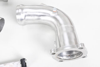 Abgasanlage "Brombacher" 993 Turbo, 200Zeller, 2x Endrohr ovalØ 90mm (Export)