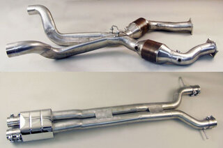 Nordschleife Valved Exhaust System Panamera Turbo / Turbo S - Brombacher Edition - 200 Cell Cats