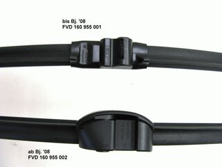 Jeu balais EG AV Cayenne, à partir n° chassis 9P8LA 10082>>, 9P8LA 40055>>, 9P8LA 90090>>