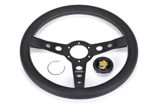 Lenkrad MOMO Prototipo 350mm Glattleder schwarz ohne ABE