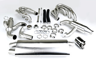 Exhaust System 964 - SPORT - 100 Cell Catalytics- Single Outlet - With Heat