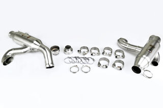 Exhaust System 964 - SPORT - 100 Cell Catalytics- Single Outlet - With Heat
