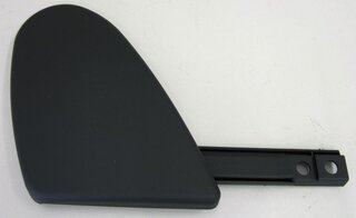 Abdeckkappe Sitzschiene - Schwarz - Rechts