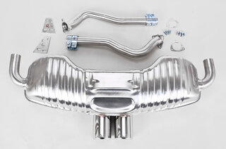 Street Muffler 987.2 Boxster - Brombacher Edition - TÜV (Quieter) Version - 3.5" (90 mm) Tips