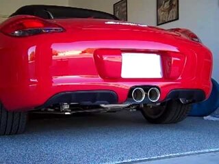 Street Muffler 987.2 Boxster - Brombacher Edition - TÜV (Quieter) Version - 3.5" (90 mm) Tips