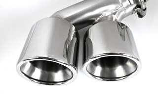 Klappen-Sportabgasanlage 997 -08 "BROMBACHER" Edelstahl , 200Zeller 4x90mm Endrohre