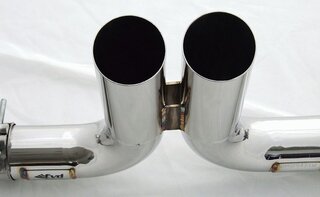 Bypass " Brombacher " du silencieux central pour 997 GT3 (racing)