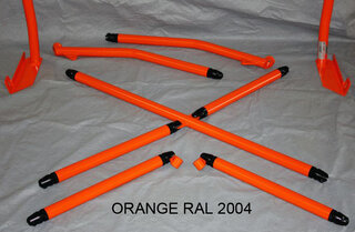 Powder Coating Charge -  HEIGO - ROLL BAR - Orange RAL 2004