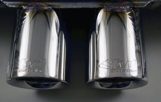 Sport Exhaust System 987.1 Cayman / S - Brombacher Edition - 200 Cell - Dual 3.5" Tips - Under Axle