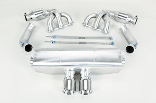 Exhaust System 991.2 GT3 / RS - Brombacher Edition - 200 Cell Catalytics - Dual 3.5" (90 mm) Tips