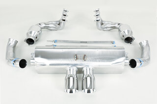 Exhaust System 991.2 GT3 / RS - Brombacher Edition - 200 Cell Catalytics - Dual 3.5" (90 mm) Tips