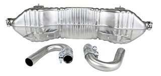 Silencieux sport "Brombacher" 986 Boxster,2x90mm version export (2.7-3.2)