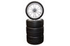 wheelset OZ Ultraleggera HLT Race Silver with Michelin Pilot Sport  8,5+11x19 ET49/40