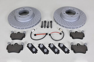 Brake service kit front Boxster S 987 05-08/Boxster 09-/Cayman S 06-08/Cayman -09