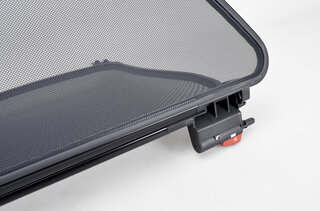 Wind deflector black - foldable