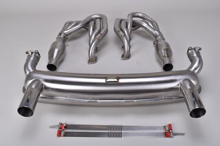 Brombacher Exhaust System 911 1974-83 - Race - Without Heat - 100 Cell Cats - Not US SC 80-83