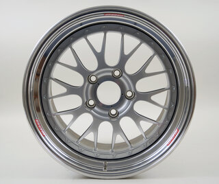 Rim BBS E88 Motorsport 12x18 ET 53 - ALU center forged and CNC machined - Silver  997 GT2/GT3