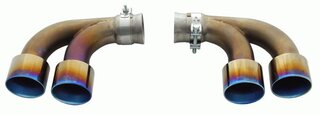 Silencieux titanium "Brombacher" 996 TT/GT2 avec cata 200 cellules (11,9kg)