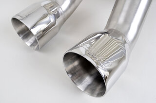 Abgasanlage "70mm GT" 996 GT3 MK2 , 200Zeller, 2x90mm Endrohr, Export