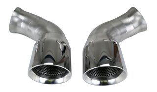 Exhaust System 996 GT3 MK1 "Brombacher GT" (Sound Version), Stainless, 200 Cell Cats, Dual 2x90 mm T