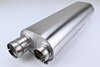 Sport Muffler 996 TT/GT2 "Brombacher"  (TÜV Version), Stainless Steel, 200 Cell Sport Cats