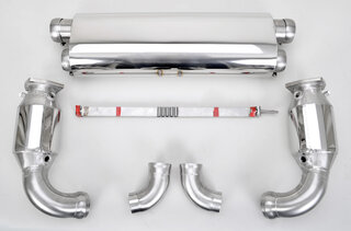 Sport Exhaust System 996 Turbo / 996 GT2 - Brombacher Edition - 200 Cell Sport Cats