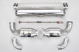 Sport Exhaust System 996 Turbo / 996 GT2 - Brombacher Edition - 200 Cell Sport Cats