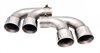 Exhaust Tip Set 997.1 Turbo - Brombacher Edition - Quad Round - Polished Stainless Steel