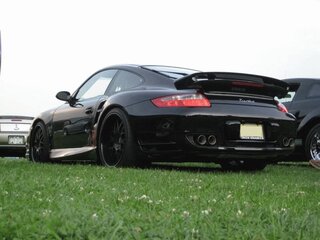 Exhaust Tip Set 997.1 Turbo - Brombacher Edition - Quad Round - Polished Stainless Steel