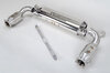 Street Exhaust System 997.1 Turbo - Brombacher - Stainless Steel - 200 Cell Sport Cats - For OEMTips