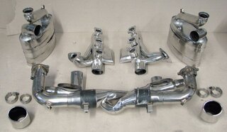 Exhaust System 993 Turbo / GT2 - CLUBSPORT / STREET - 100 Cell Catalytics - With Heat