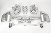 Abgasanlage "Brombacher" 993 , 100Zeller, 2x Endrohr oval  Export Edelstahl