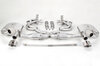 Abgasanlage "Brombacher" 993 , 100Zeller, 2x Endrohr oval  Export Edelstahl