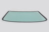 Heckscheibe Makrolon/ Polycarbonat 3mm ohne Rahmen 993/964 grün, schwarzer Rand