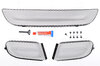 Jeu grilles bouclier AV 997 GT3/+RS+CUP origine Porsche Motorsport, noir 07-09