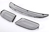 Jeu grilles bouclier AV 997 GT3/+RS+CUP origine Porsche Motorsport, noir 07-09