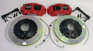 Sport Brake System - FRONT - BREMBO GT - 6 Piston - Slotted / Type 1 - Size 380 x 32 mm